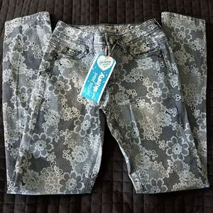 Justice super skinny simply low jeans